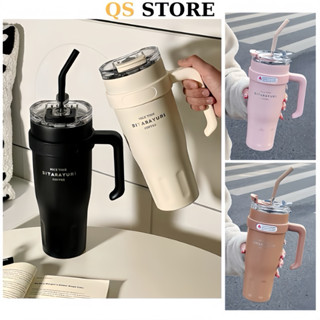 Ly Giữ Nhiệt SITARAYURI Kèm Ống Hút Bình Giữ Nhiệt Inox 1200ML Cốc Giữ Nhiệt Cao Cấp COC21