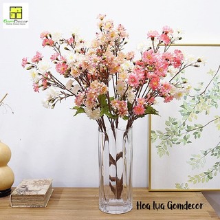 Hoa anh đào lụa hoa giả hoa lụa cao cấp