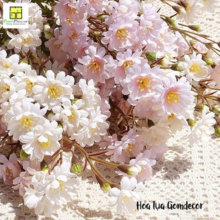 Hoa anh đào lụa hoa giả hoa lụa cao cấp