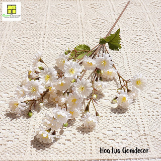 Hoa anh đào lụa hoa giả hoa lụa cao cấp