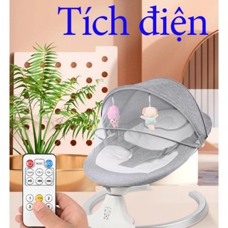Nôi điện cho bé nôi điện đưa tự động có điều khiển từ xa, tựa lưng,cũi điện cho bé - td- hàng loại 1