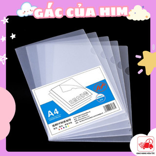 Bìa lá nhựa a4 túi đựng bảo vệ tài liệu dùng lưu trữ hồ sơ cho văn phòng
