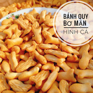 500g bánh quy mặn hình cá