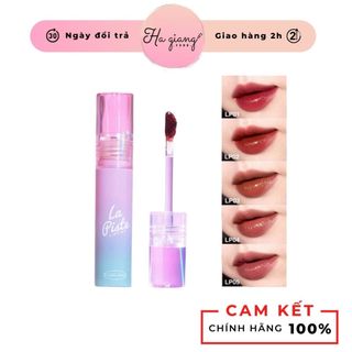 Son Tint Bóng Dearmay La Piste Lip Tint son tint bóng nhẹ, không gây dính trên môi tone hồng đất lạnh xinh