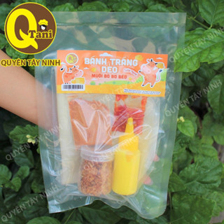 Bánh Tráng Dẻo Muối Bò Bơ Béo, Muối Sặc Sốt Tắc | Bánh Tráng Quyên Tây Ninhi