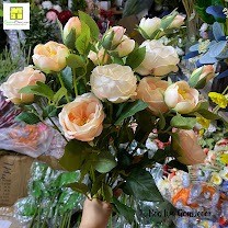 Hoa hồng ngoại lụa hoa giả hoa lụa cao cấp