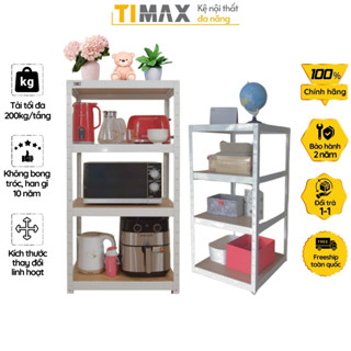 Kệ nhà bếp đa năng 4- 5 tầng TIMAX chất liệu thép Posco chịu lực 200kg sơn tĩnh điện 3 lớp siêu bền