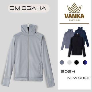 Áo chống nắng nam nữ cao cấp 3M OSAKA, áo khoác nắng 2 lớp thun lạnh, chống tia cực tím mùa hè thoáng khí thông hơi 2024