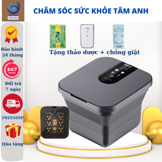 Máy ngâm chân massage chân Chigo gấp gọn tự động làm nóng chống giật- Tâm Anh