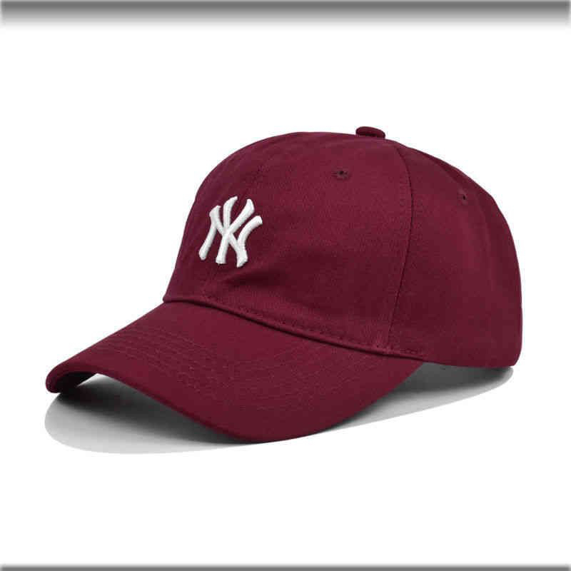 Nón MLB màu đỏ rượu vang