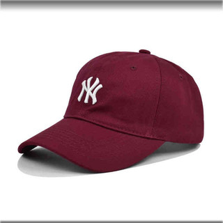 Nón MLB màu đỏ rượu vang