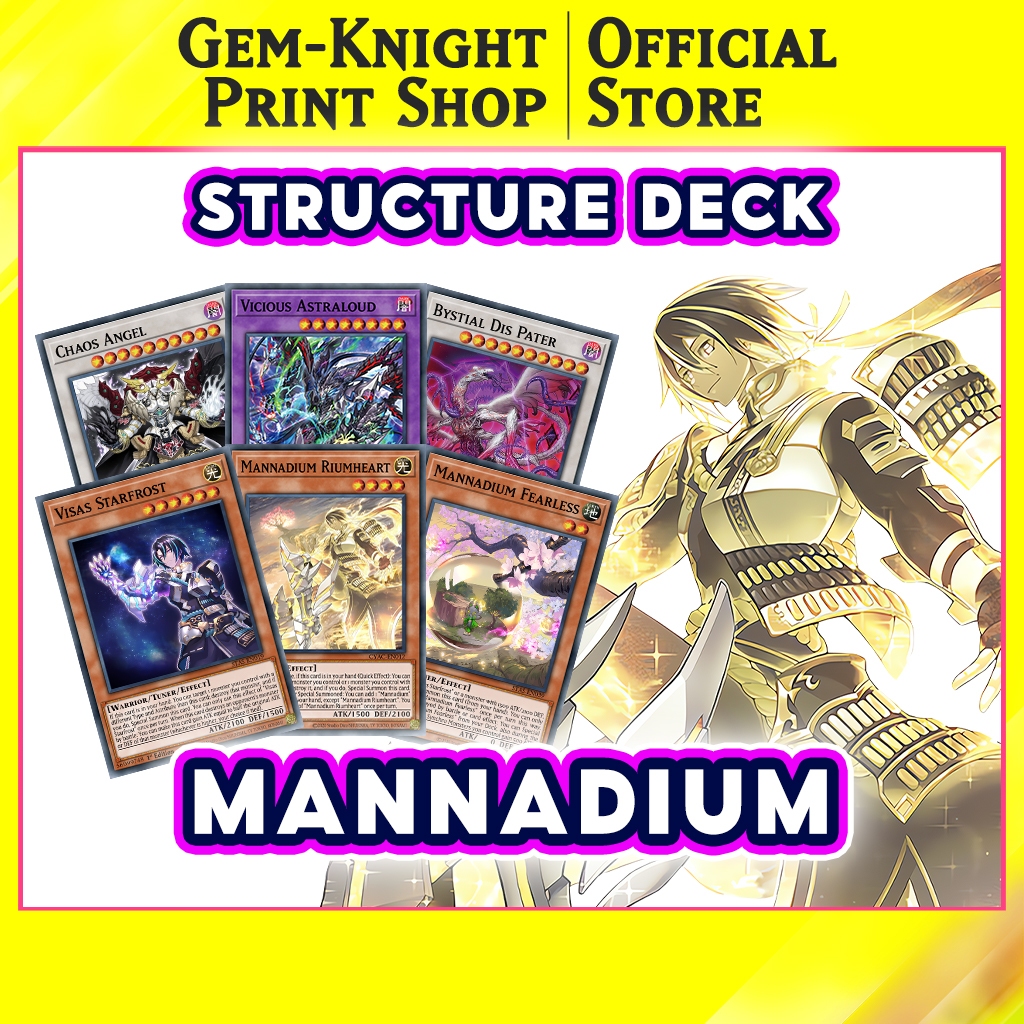 [Bài In] Bộ bài Yugioh - Mannadium - Structure Deck