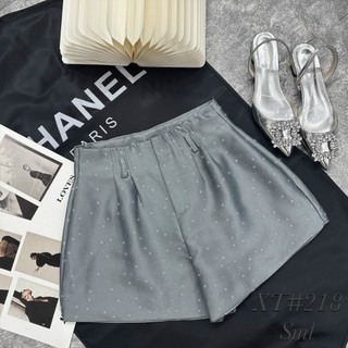 Quần short tacta bồng ly cạp cao