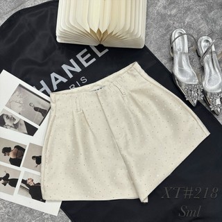 Quần short tacta bồng ly cạp cao
