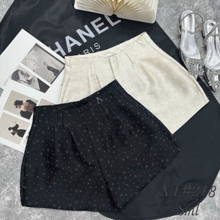 Quần short tacta bồng ly cạp cao