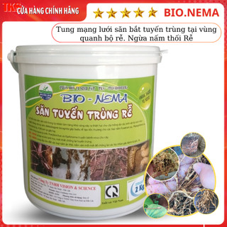 Phân Bón Ngăn Vàng Lá, Bứu Rễ, Héo Xanh -  NẤM Săn Tuyến Trùng Rễ 2Kg Bột tan