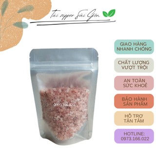 1kg túi zipper 1 mặt trong một mặt bạc