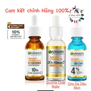 Serum / dưỡng chất làm sáng da đều màu, giảm thâm mụn ngày & đêm garnier 30ml