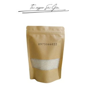 1kg túi Zipper cửa sổ tràn