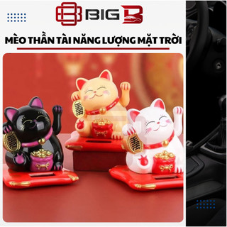 Mèo thần tài mini - Mèo Thần Tài Mini chạy bằng tích điện hồng ngoại BIG B STORE