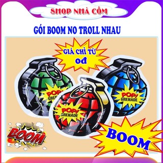 Gói Bom Bóp Nổ Hình Quả LỰU ĐẠN Đồ Chơi Gói BOOM Bóp Nổ Troll Nhau cho trẻ