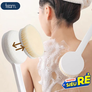 Bàn chải cọ lưng TOAM, Cọ tắm cao cấp, Cây chà lưng siêu mềm sử dụng tẩy da chết
