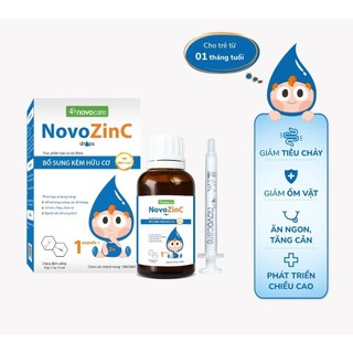 Kẽm hữu cơ novocare novozinc cho bé ăn ngon, tiêu hóa tốt, hỗ trợ tăng đề kháng