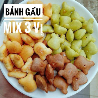 500g Bánh Gấu Mix 3 Vị