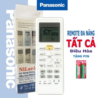 Remote Điều Khiển Cho Máy Lạnh Điều Hòa PANASONIC dòng PU UH đa năng có inverter 1 chiều Hàng đẹp mẫu mới
