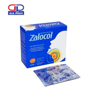 Kẹo ngậm Zalocol hộp 5vỉ*4viên, giảm ho, rát họng
