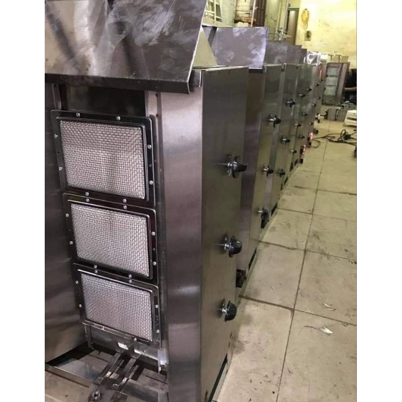 Lò nướng thịt bánh mì Doner Kebab loại 3 buồng( đầu đốt)