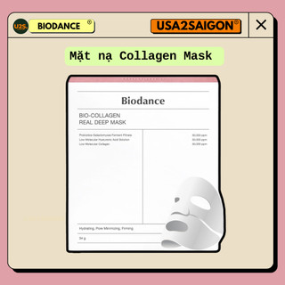Mặt nạ Biodance Bio Collagen Real Deep Mask Hộp 4 Miếng