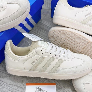 Giày Add Samba Cream White Basic Nam Nữ Lai Au Cao Cấp
