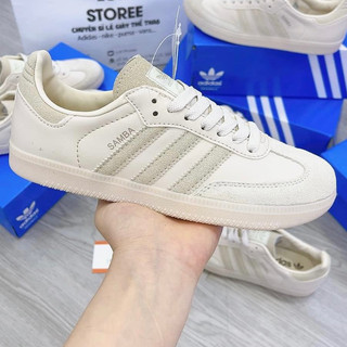 Giày Add Samba Cream White Basic Nam Nữ Lai Au Cao Cấp
