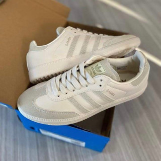 Giày Add Samba Cream White Basic Nam Nữ Lai Au Cao Cấp