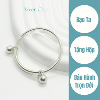  Vòng tay bạc ta cho bé SILVER CHIC LT22 bạc 950