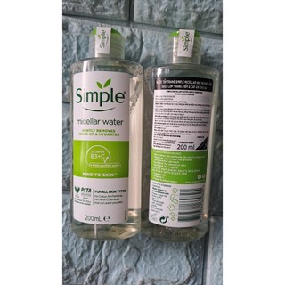 Nước tẩy trang Simple 200ml