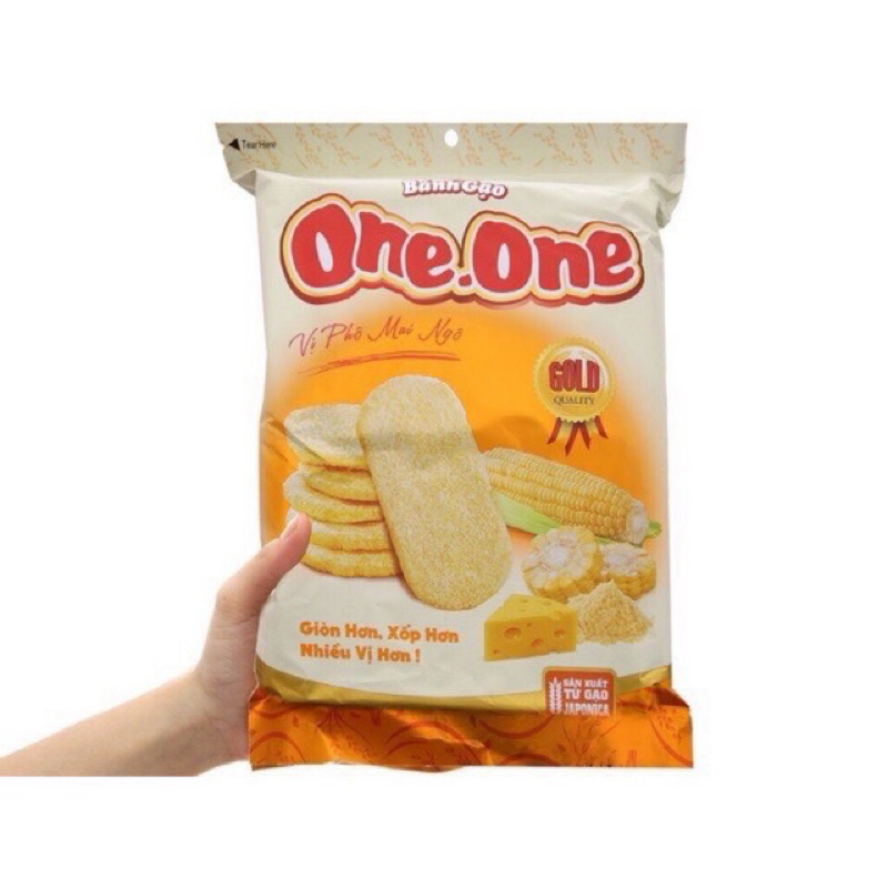 Bánh gạo mặn One One vị phô mai Ngô,vị ngọt,vị bò nướng