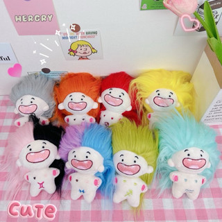 Búp bê 12 cung hoàng đạo nhồi bông 10cm dễ thương Búp bê tóc xù nhiều màu sắc 12 cung hoàng đạo HAPPI