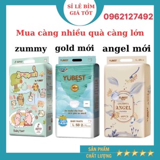 [MẪU MỚI] Tã/Bỉm Yubest Zummy/KEIANN/ Gold/Angel/HAPPY SPONGE  Dán/ Quần Đủ Size /L96/L78/XL84/XL72/XXL72/X