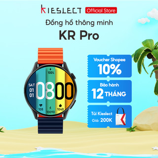 Đồng hồ thông minh Kieslect Kr Pro | Amoled 1.43 Inch | 70 chế độ tập | Nghe gọi | Tặng Thêm Dây Đeo - Hàng Chính Hãng