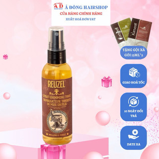 [+Tặng gội xả gói 15ml] Xịt tạo phồng tóc, bảo vệ chống nhiệt Reuzel Spray Grooming Tonic 100ml USA