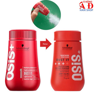 Bột rắc tạo kiểu tóc ngắn, tạo phồng Schwarzkopf OSiS+ Dust It 1 Volume Powder 10g