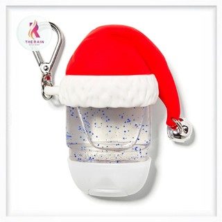 Móc khóa treo gel rửa tay khô Bath & Body Works Santa Hat Pocketbac Holder