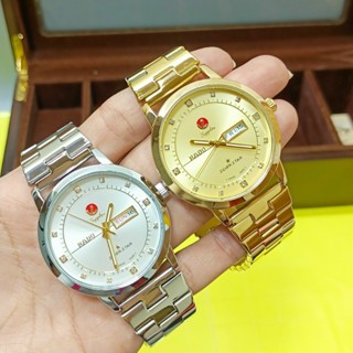 Đồng hồ nam kính sapphire dây thép cao cấp