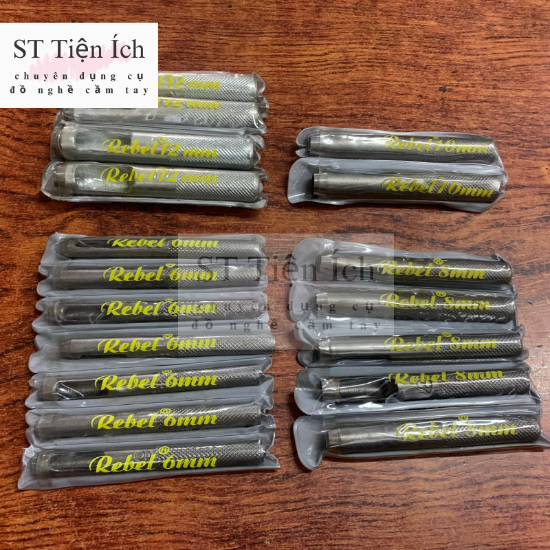 đục lỗ rebel đủ size (3mm - 16mm)