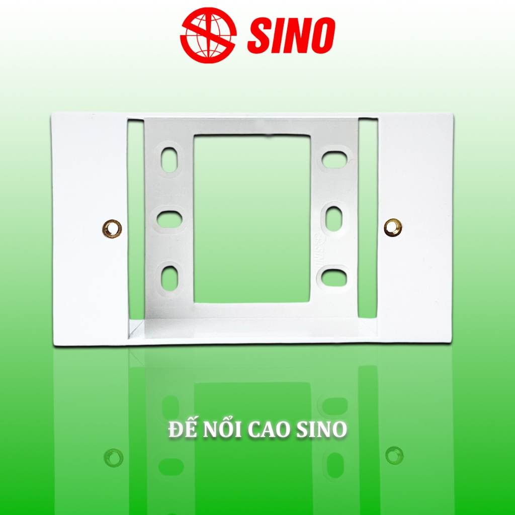 Đế Nổi Chữ Nhật Cao SINO, Đế Nổi Lắp Công Tắc - CK157RH