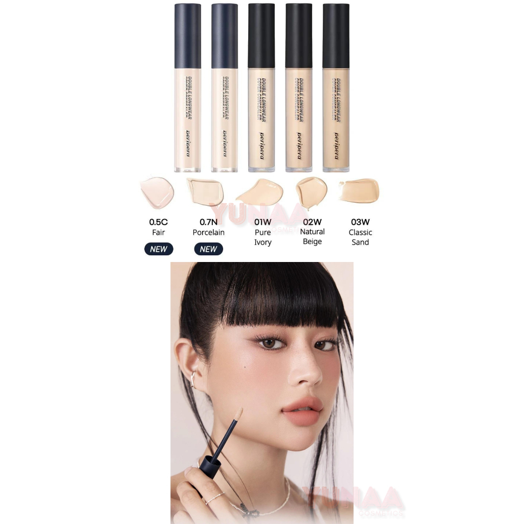 [Y221] Kem Che Khuyết Điểm PERIPERA Double Longwear Cover Concealer | BigBuy360 - bigbuy360.vn