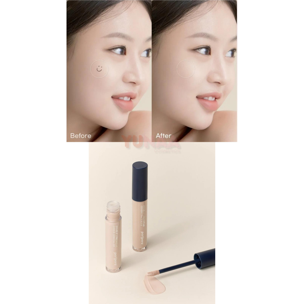 [Y221] Kem Che Khuyết Điểm PERIPERA Double Longwear Cover Concealer | BigBuy360 - bigbuy360.vn