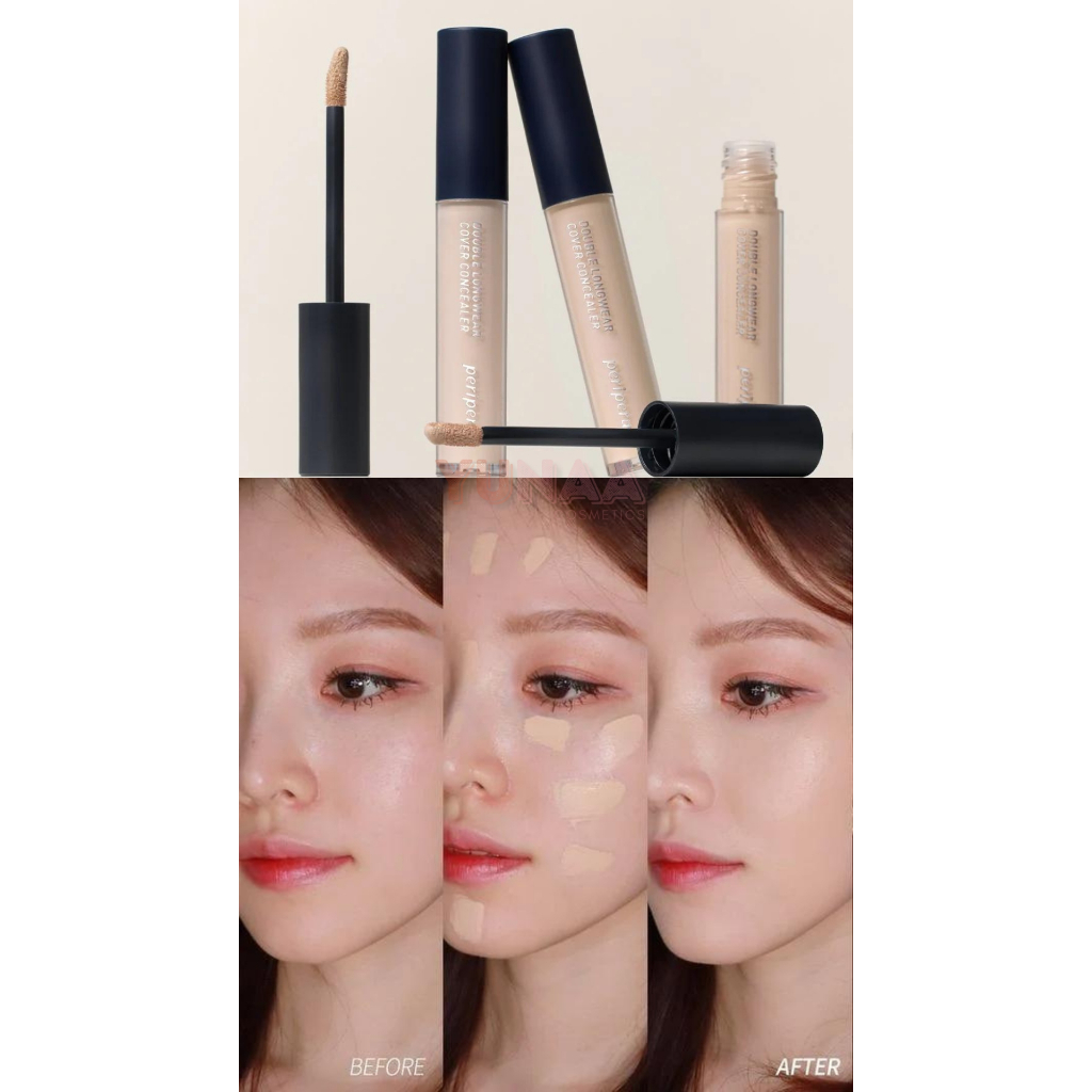 [Y221] Kem Che Khuyết Điểm PERIPERA Double Longwear Cover Concealer | BigBuy360 - bigbuy360.vn